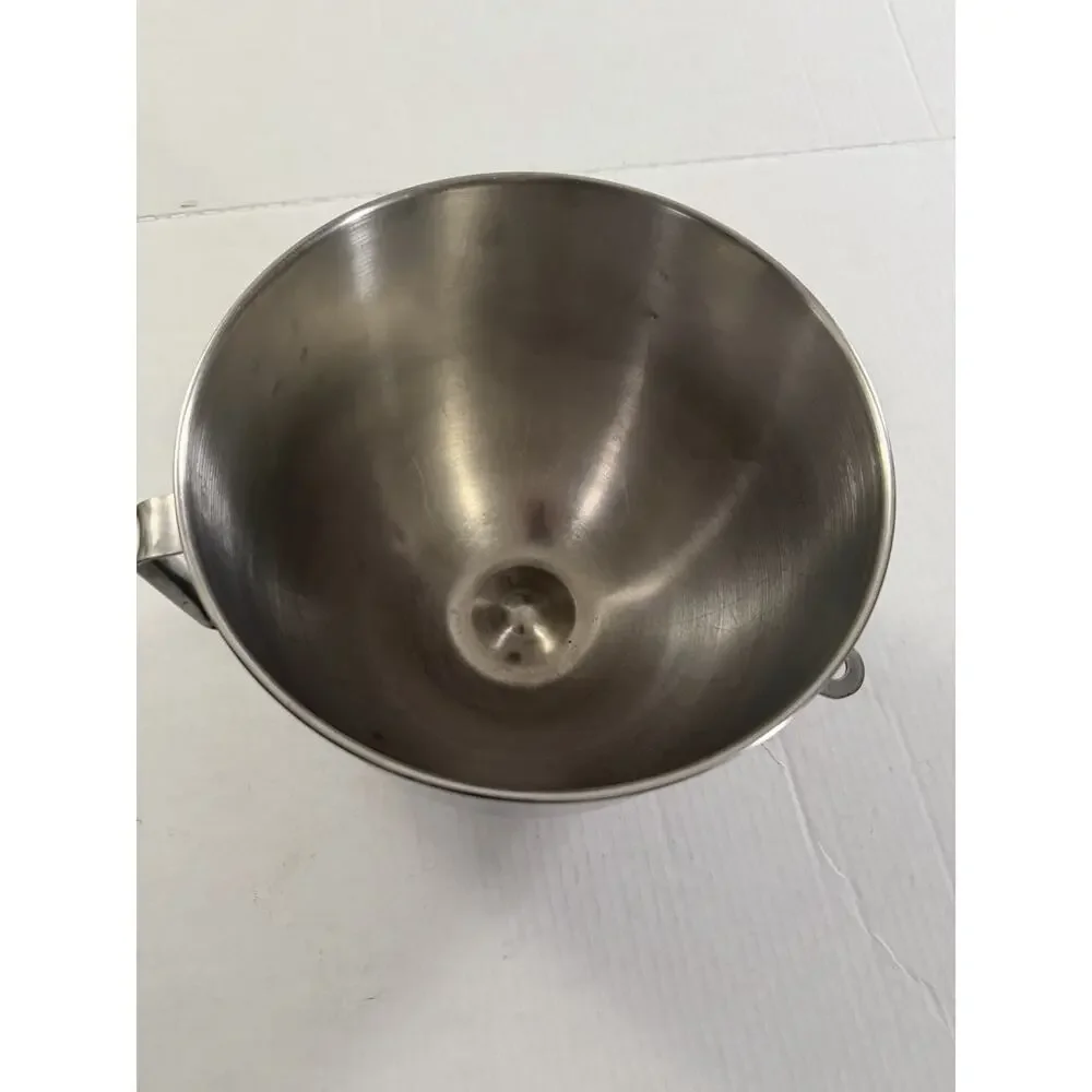 Lot Of 4 Unbranded 5 Quart Stainless Kitchen Aid Style Mixing Bowls